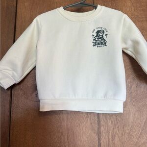 Binky Pro Kids White Sweatshirt